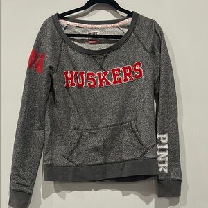 PINK Victoria's Secret Gray Huskers Women's Top